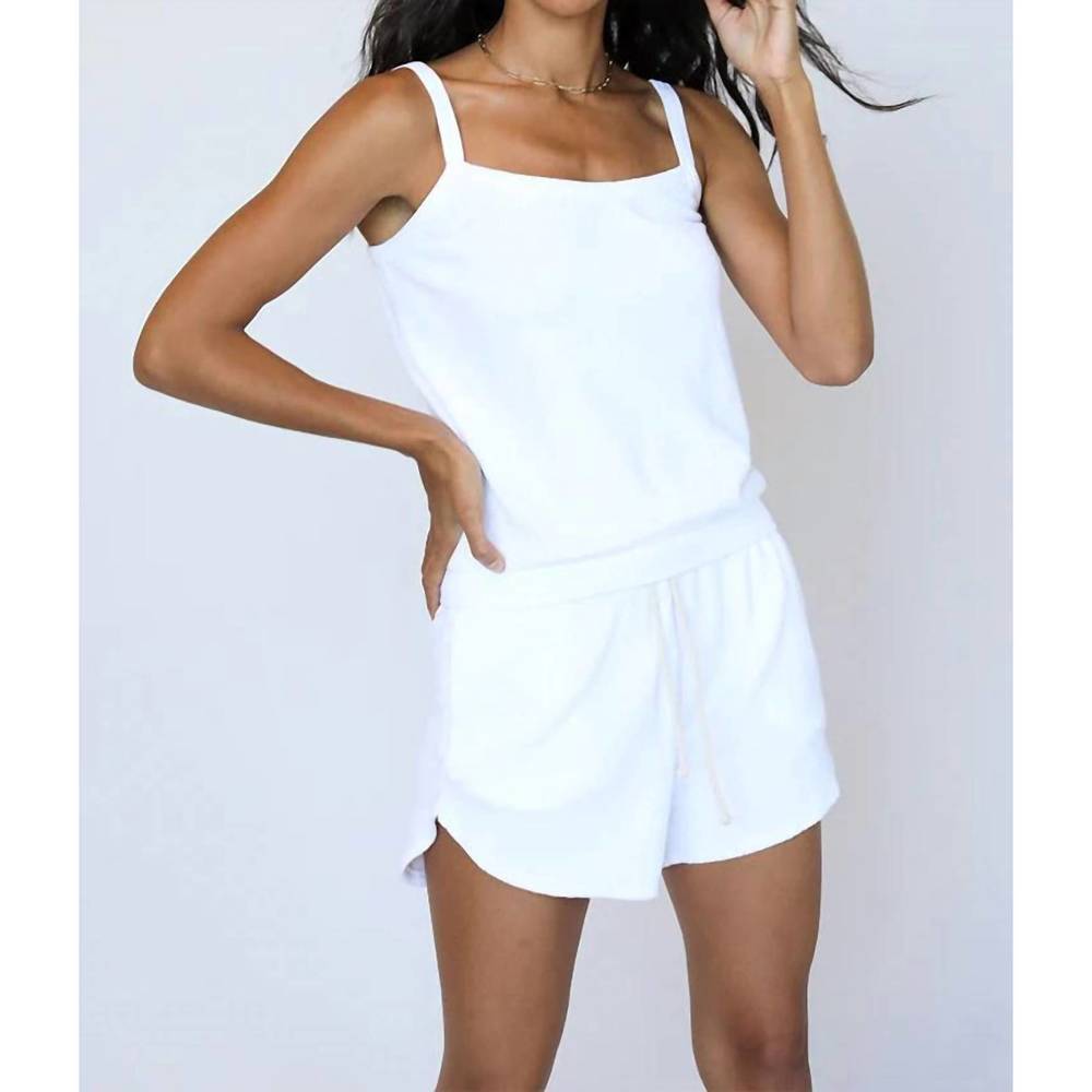 NEW PERFECTWHITETEE women's farrah short in white - Picture 2 of 3